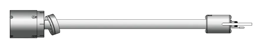 3G標準、2インチ丸型マグネトロンソース、インターナルシャフトマウント